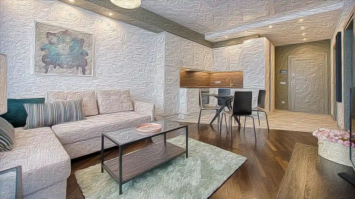 Comfortable living room in a Henderson home