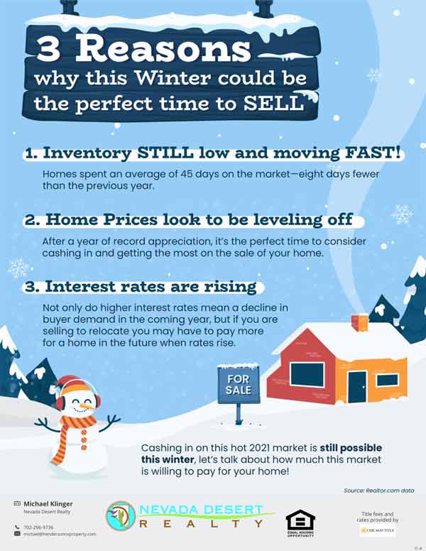 3 Reasons to sell this Winter infographic